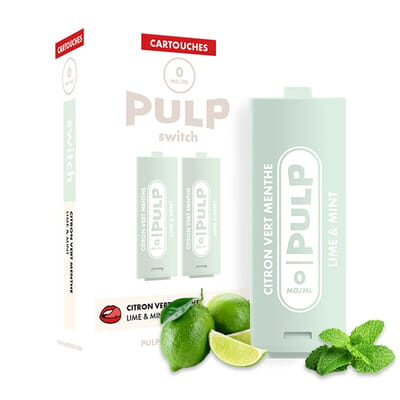Recharges Switch Pulp Citron vert menthe X2 - Pulp