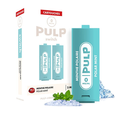 Recharges Switch Pulp Menthe polaire X2 - Pulp