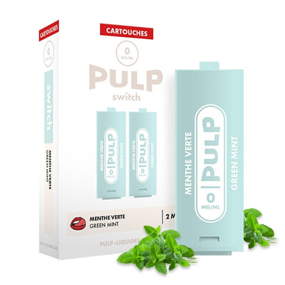 Recharges Switch Pulp Menthe verte X2 - Pulp