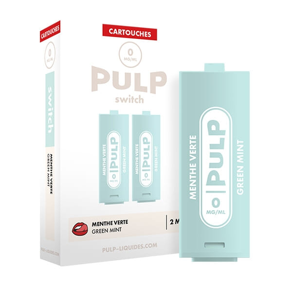 Recharges Switch Pulp Menthe verte X2 - Pulp