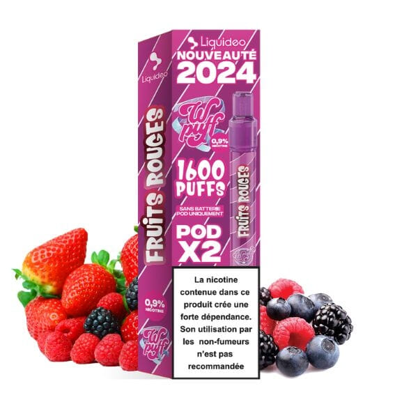 Recharges Fruits rouges Wpuff Pod 2.0 - Liquideo