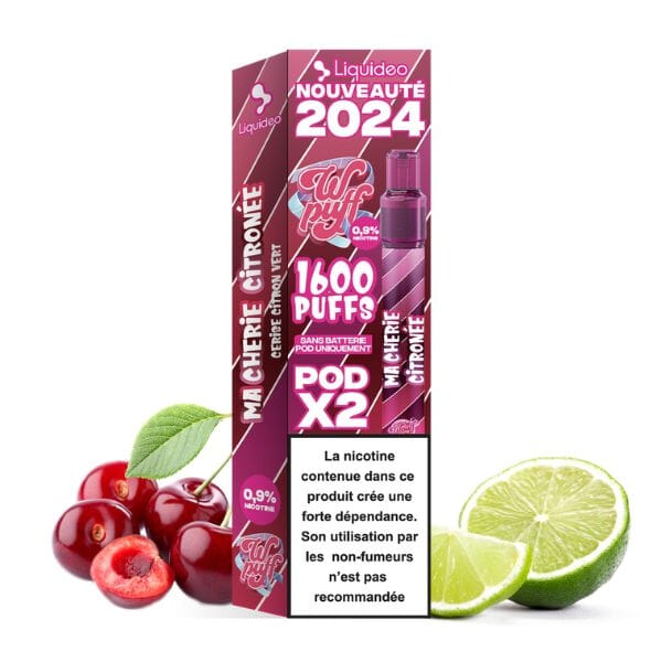Recharges Ma chérie citronnée Wpuff Pod 2.0 - Liquideo