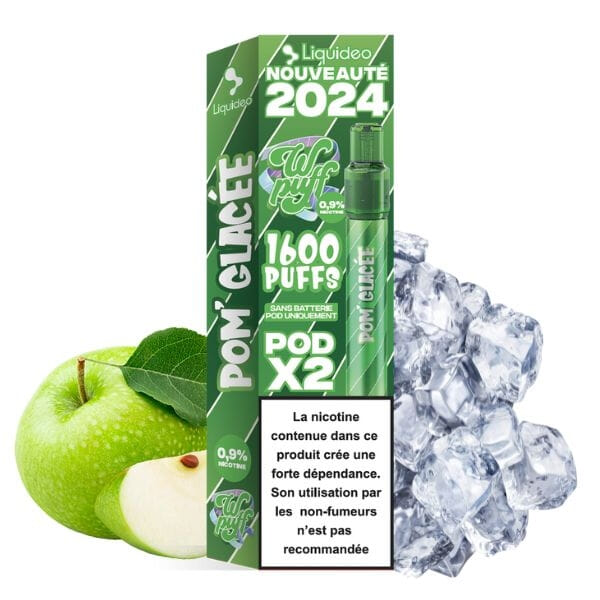 Recharges Pom glacée Wpuff Pod 2.0 - Liquideo