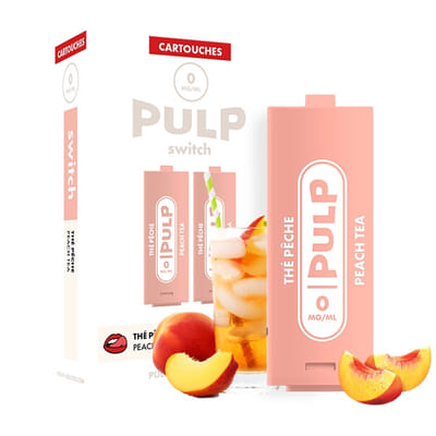 Recharges Switch Pulp Thé pêche X2 - Pulp