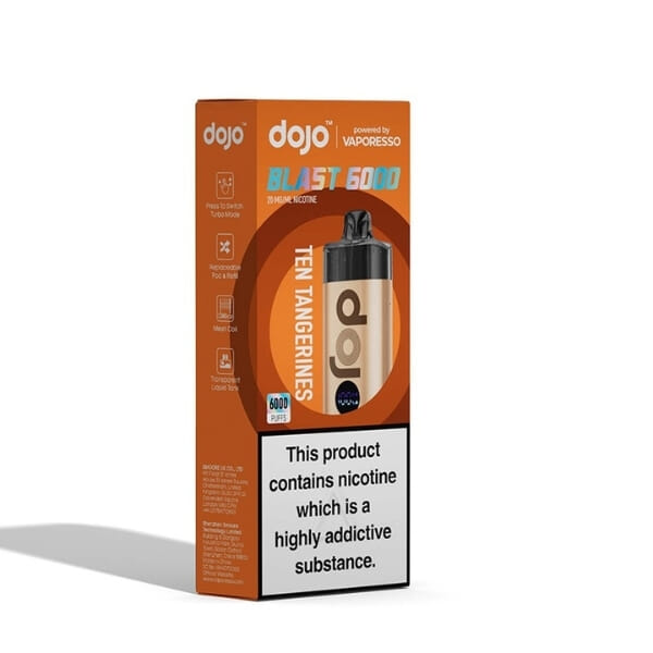 Kit Dojo Blast 6000 - Gold - Ten Tangerines - Vaporesso image 2