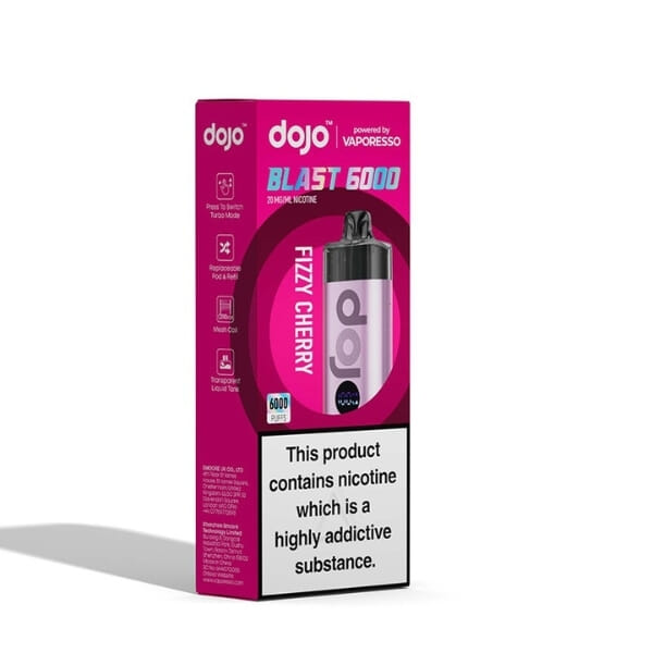 Kit Dojo Blast 6000 - Purple - Fizzy Cherry - Vaporesso image 2