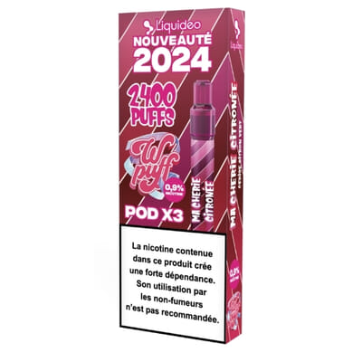 Wpuff Pods 2.0 Ma Chérie Citronnée - Starter Kit (batterie + 3 pods)