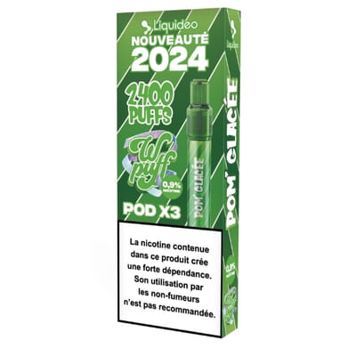 Wpuff Pods 2.0 Pom glacée - Starter Kit (batterie + 3 pods)