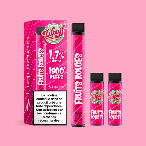 Kit WPuff 1800 - Fruits rouges - 1 batterie + 3 pods image 3
