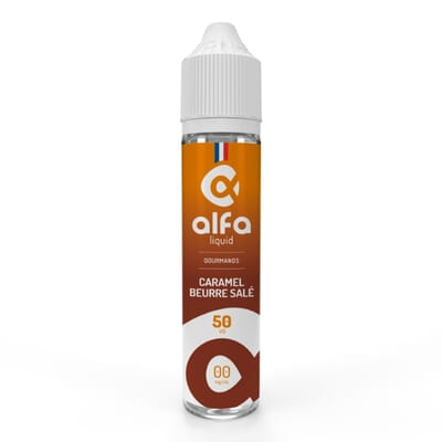 Alfaliquid Caramel Beurre Salé 50ml - Shake and Vape