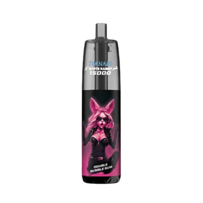 Puff Tornado 15000 - White Rabbit - Double Bubble Gum
