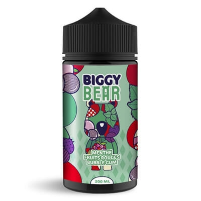 Menthe Fruits Rouges Bubble Gum 200 ml - Biggy Bear