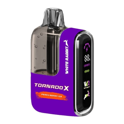 Puff Tornado 25000 - White Rabbit - Peach Berry Ice