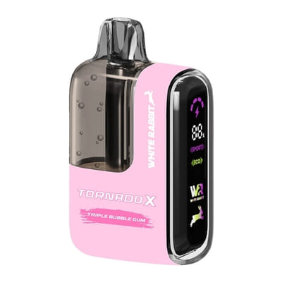 Puff Tornado 25000 - White Rabbit - Triple Bubble Gum