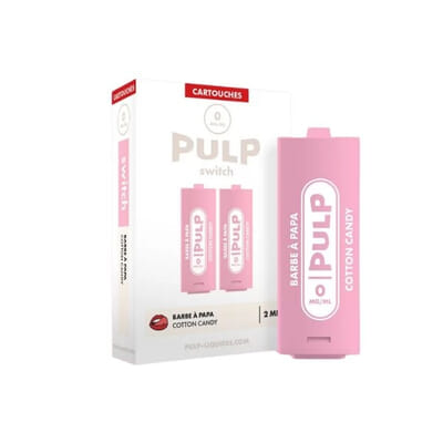 Recharges Switch Pulp - Barbe à papa - X2