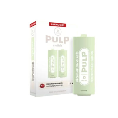 Recharges Switch Pulp - Pêche Melon glacés - X2