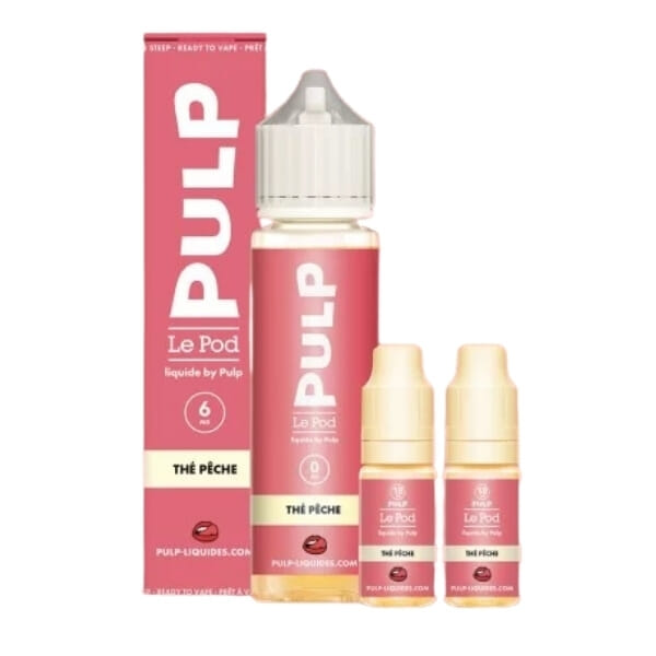 Pack 60 ml Thé Pêche - PulP image 2