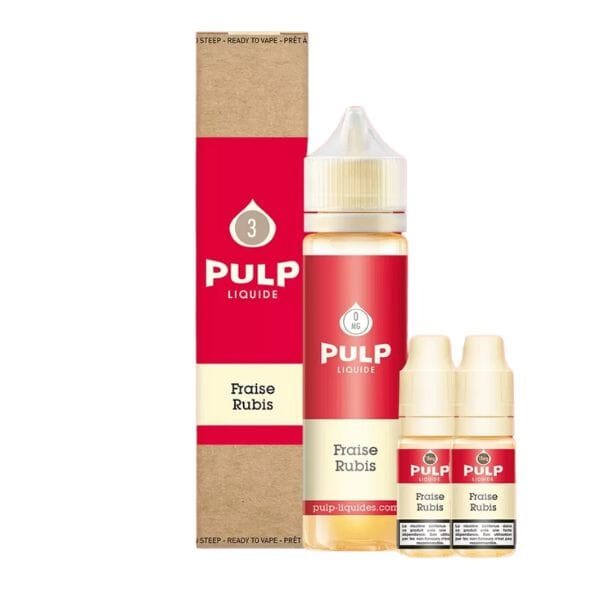 Pack 60 ml Fraise Rubis - PulP image 2