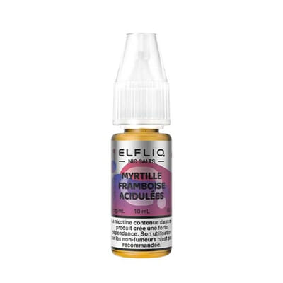 Myrtille framboise acidulées 10ml - Elfliq