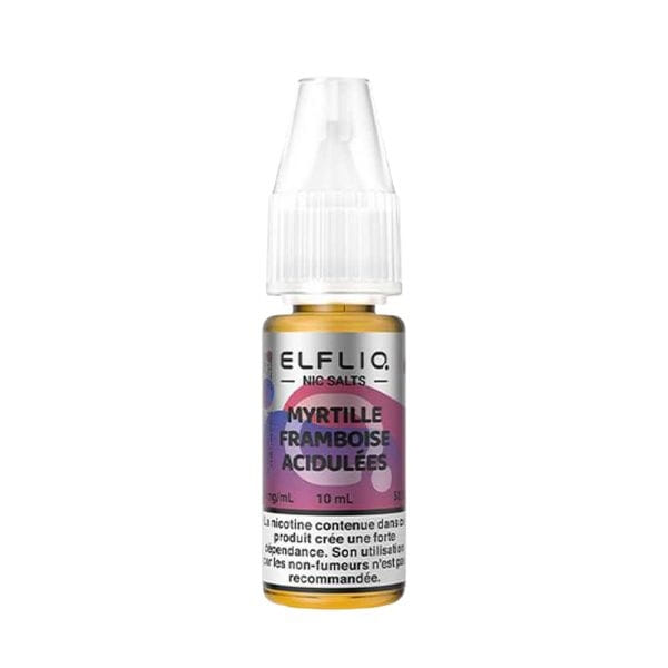 Myrtille framboise acidulées 10ml - Elfliq