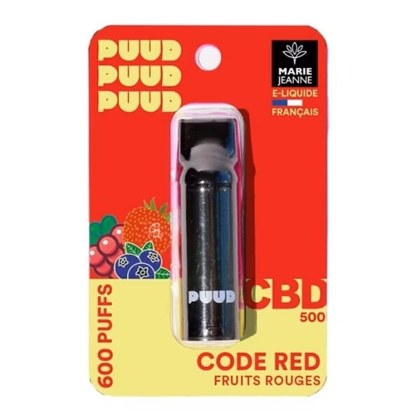 Cartouches Puud  Code Red - Fruits Rouges - Marie Jeanne