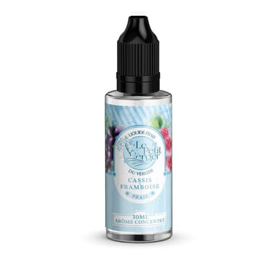 Concentré Cassis Framboise Frais 30ml - Le Petit Verger