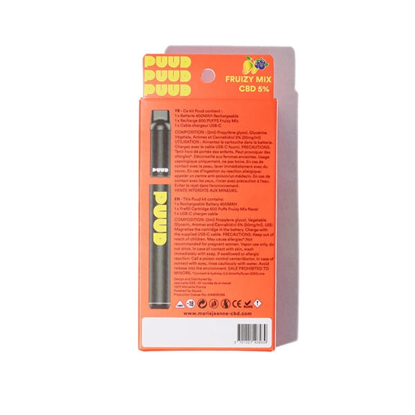 Puff Puud CBD - Fruizy Mix - Marie Jeanne image 4