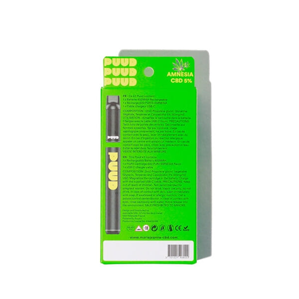 Puff Puud CBD - Amnesia - Marie Jeanne image 4