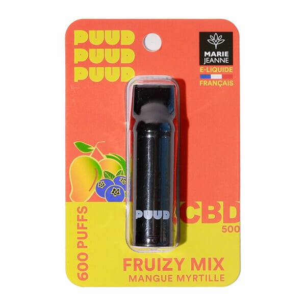 Cartouches Puud Fruizy Mix - Mangue Myrtille - Marie Jeanne