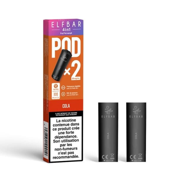Recharges Elfbar 4in1 Cola X2 - Elfbar image 2