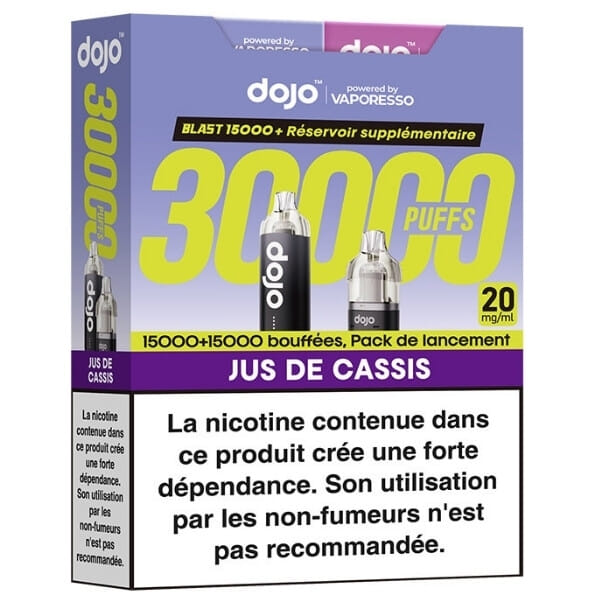 Puff Dojo Blast 30 k Jus de Cassis - Vaporesso