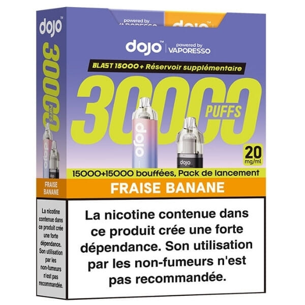 Puff Dojo Blast 30 k Fraise Banane - Vaporesso