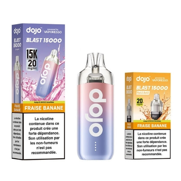 Puff Dojo Blast 30 k Fraise Banane - Vaporesso image 2