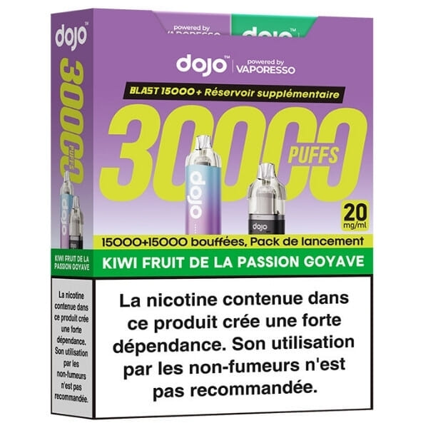 Puff Dojo Blast 30 k Kiwi Fruit de la Passion Goyave - Vaporesso
