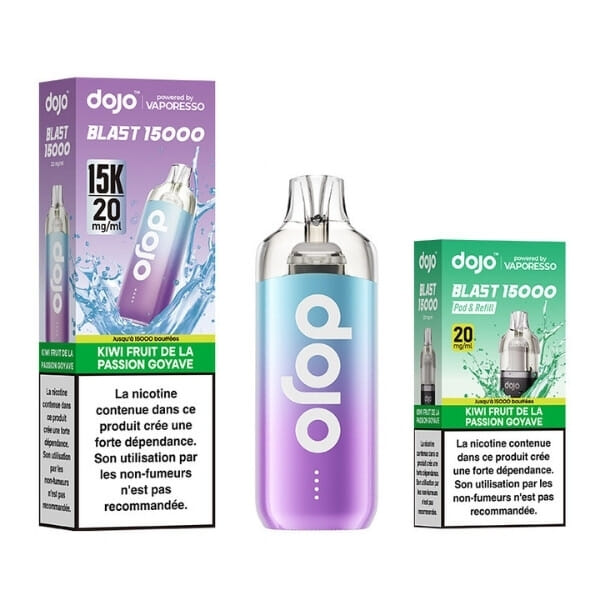 Puff Dojo Blast 30 k Kiwi Fruit de la Passion Goyave - Vaporesso image 2