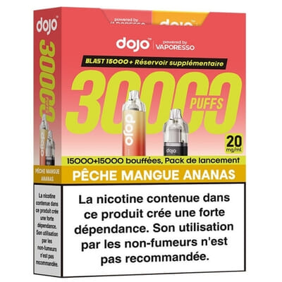 Puff Dojo Blast 30 k Pêche Mangue Ananas - Vaporesso