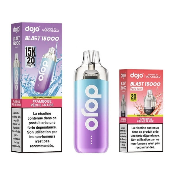 Puff Dojo Blast 30 k Framboise Pêche Fraise - Vaporesso image 2