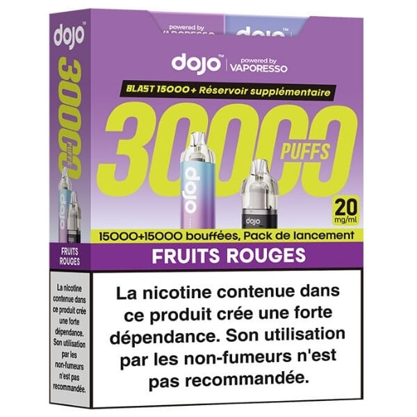 Puff Dojo Blast 30 k Fruits Rouges - Vaporesso