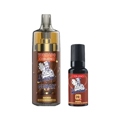 Puff Tornado 10000 - El Mordjvape Rocher - Gobar x Cebueno