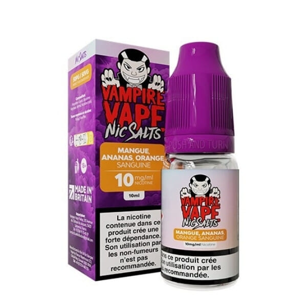 Mangue Ananas Orange sanguine - NicSalts - Vampire Vape