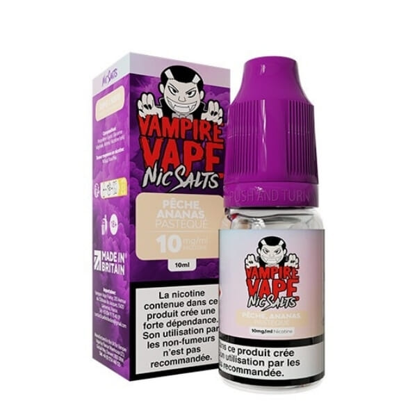 Pêche Ananas Pastèque - NicSalts - Vampire Vape