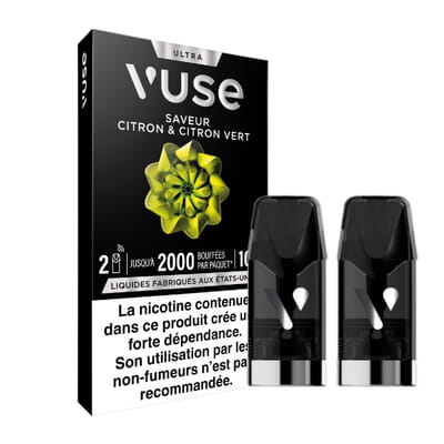 Recharges Citron & Citron vert Vuse Ultra