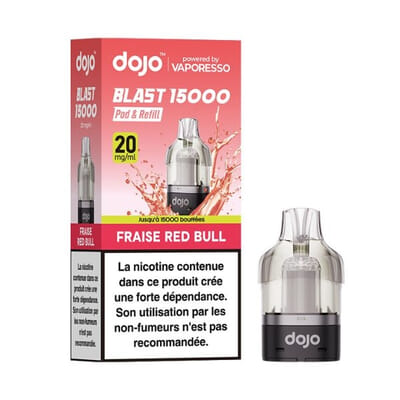 Cartouche Pod Dojo Blast 15K - Fraise Red Bull