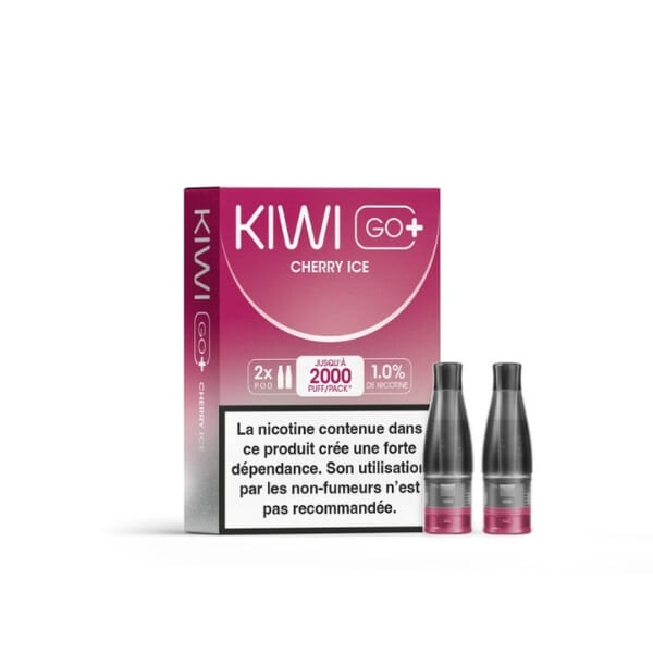 Cartouches Kiwi Go + - Cherry Ice - Kiwi Vapor