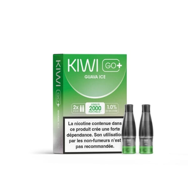 Cartouches Kiwi Go + - Guava Ice - Kiwi Vapor