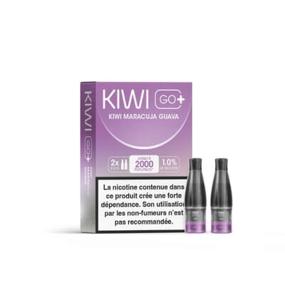 Cartouches Kiwi Go + - Kiwi Maracuja Guava - Kiwi Vapor