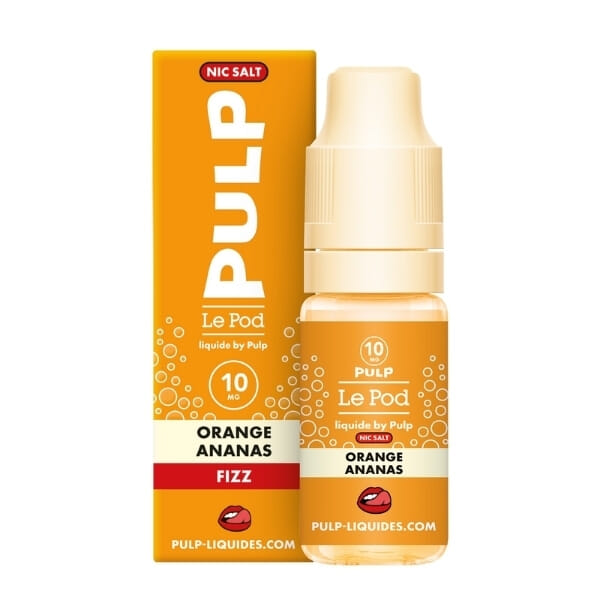 Orange Ananas 10 ml - Le pod liquide Fizz - PulP