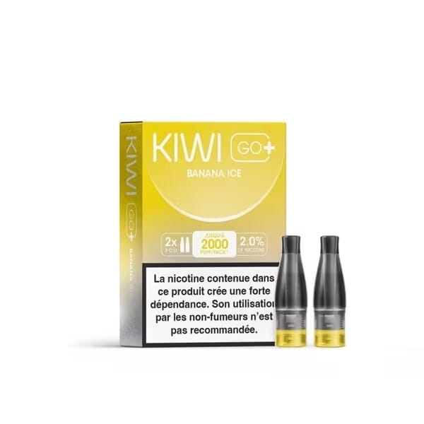 Cartouches Kiwi Go + - Banana Ice - Kiwi Vapor