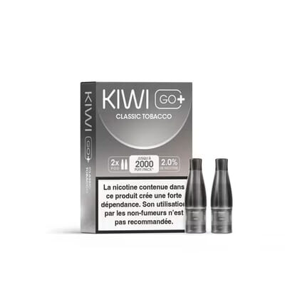 Cartouches Kiwi Go + - Classic Tobacco - Kiwi Vapor