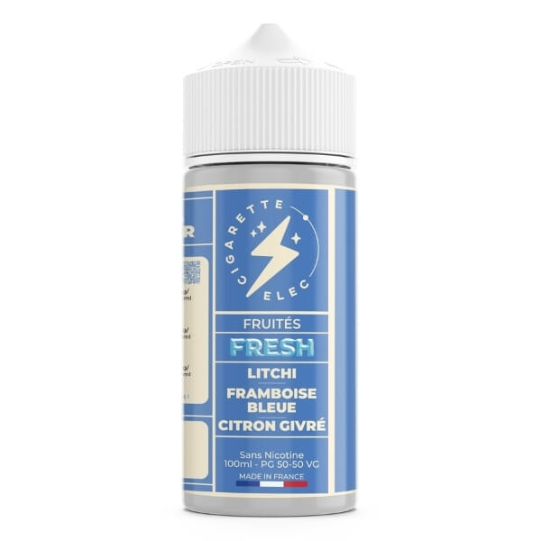 Litchi Framboise Bleue Citron Givr&eacute; 100 ml - CigaretteElec